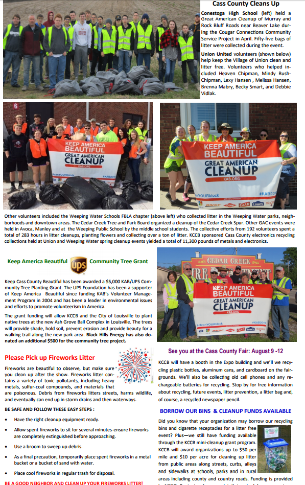 KCCB Newsletter