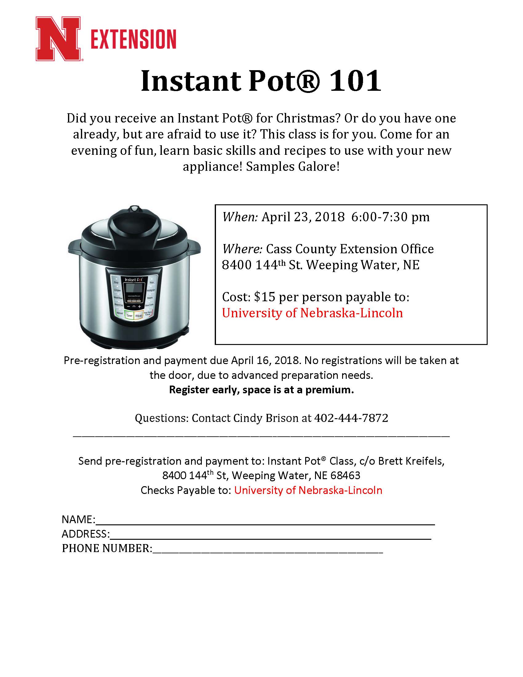 4HInstantpot class