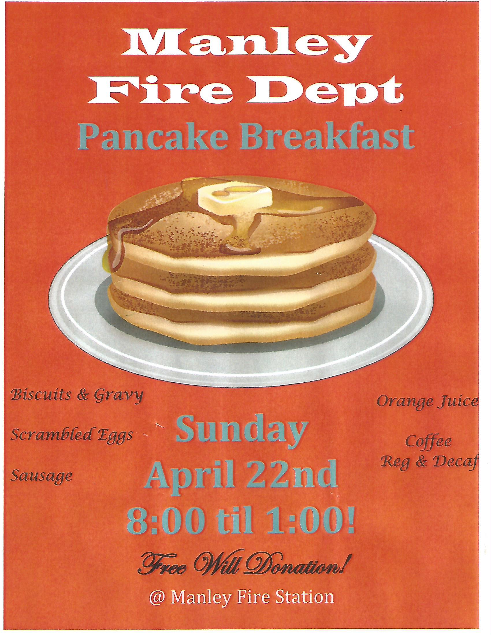Manley Pancake Feed
