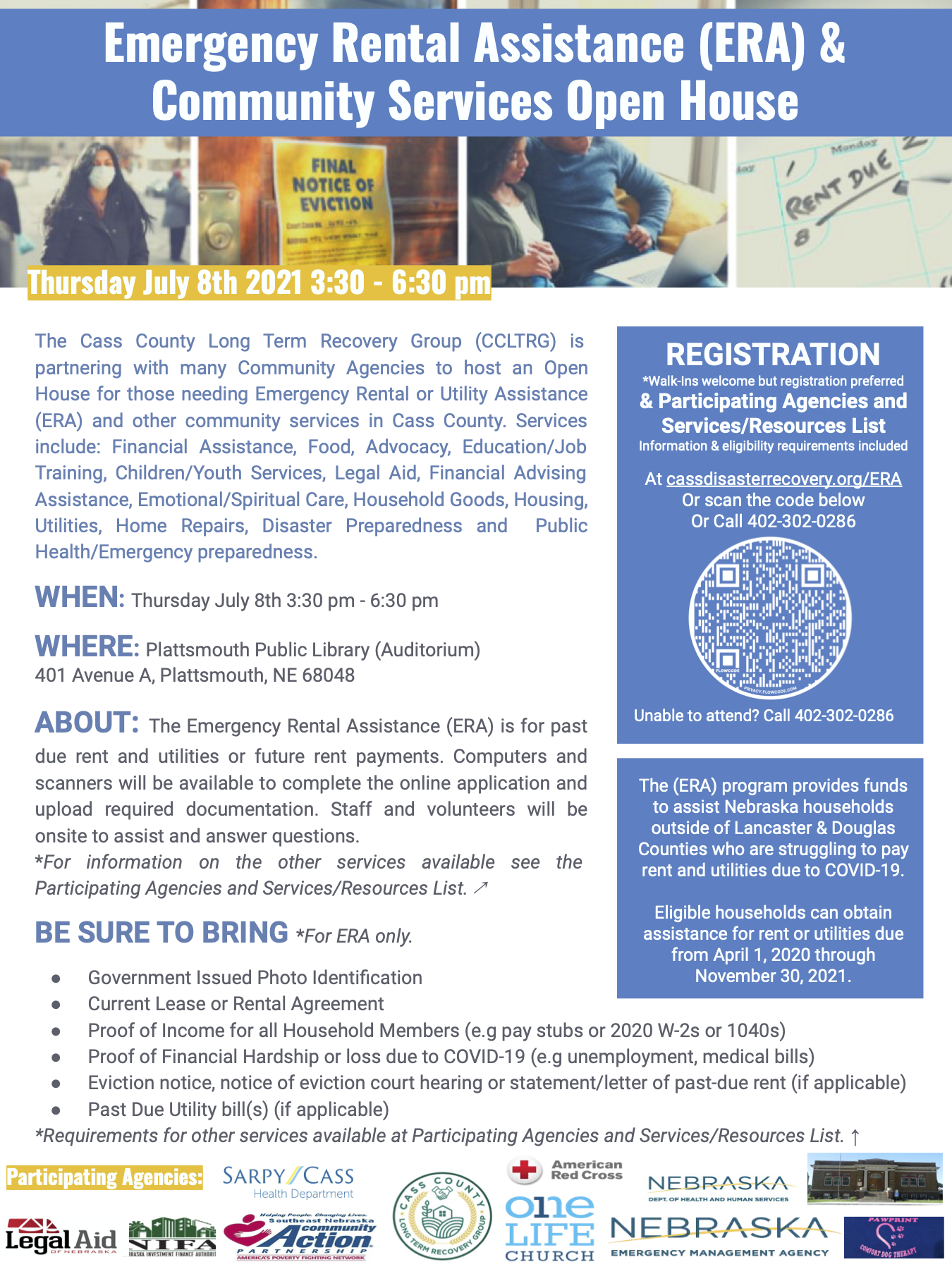 Flyer CC ERA and Community Services Open House