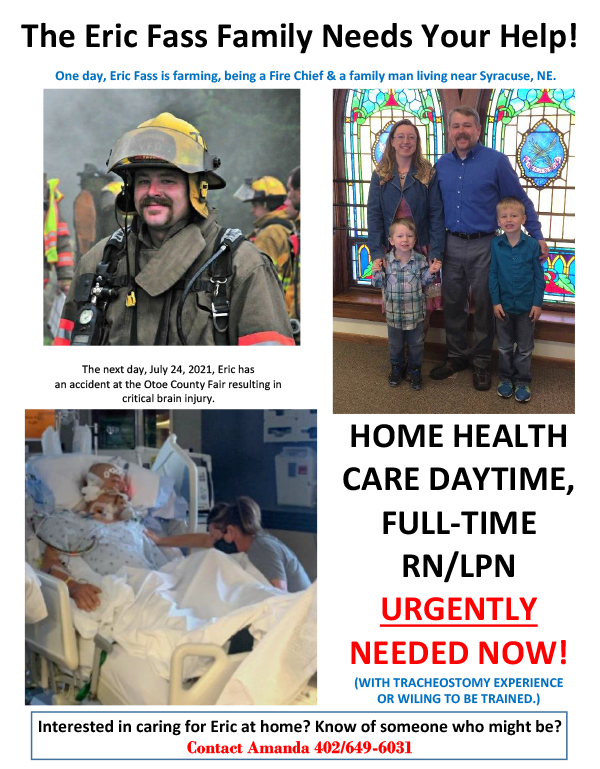 Erik care needed