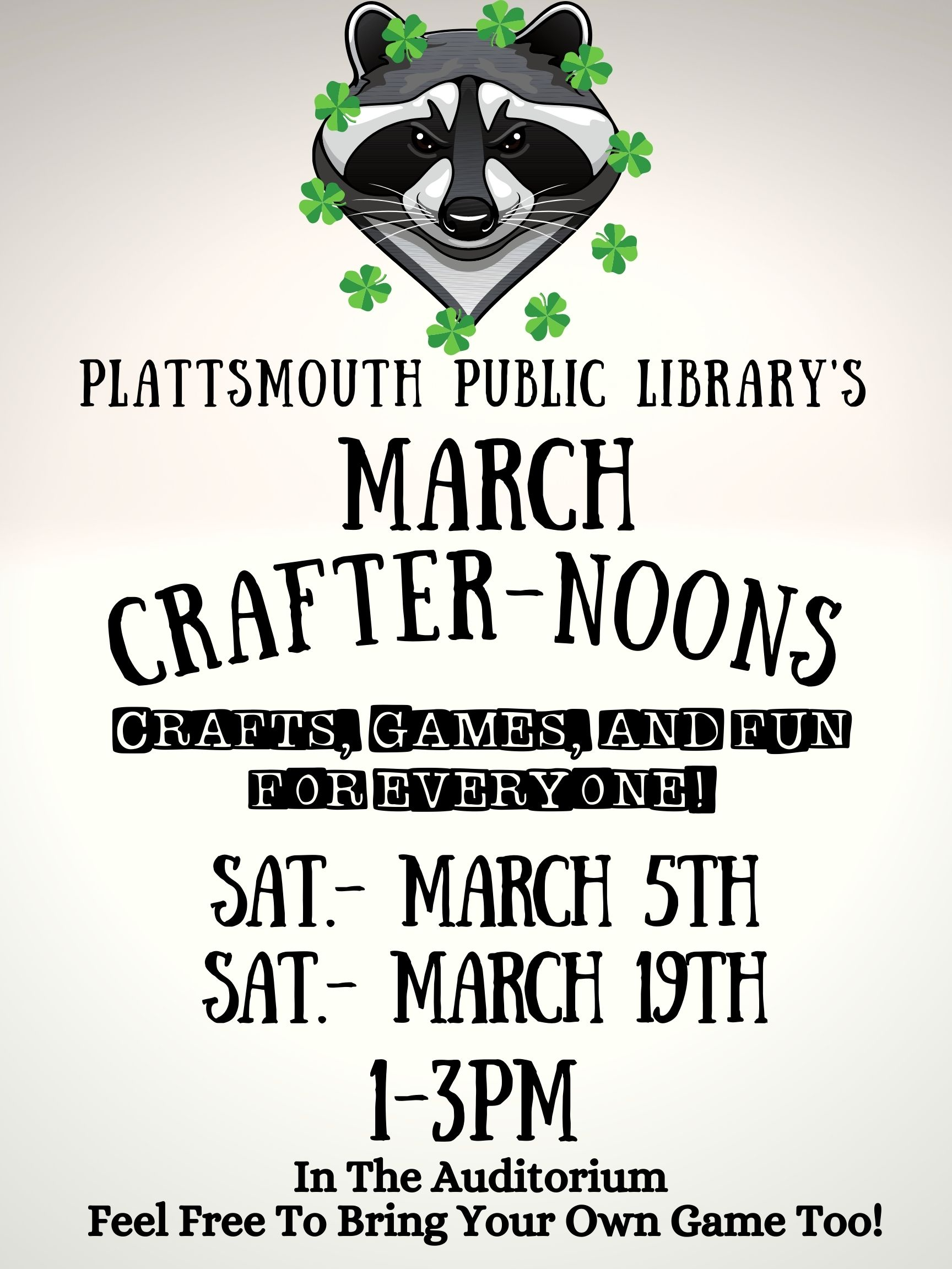 Crafter Noon Posters