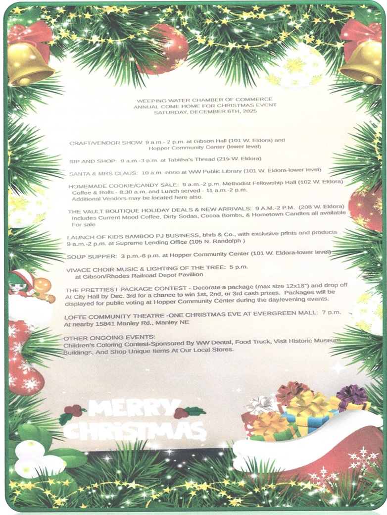 WW home for holidays